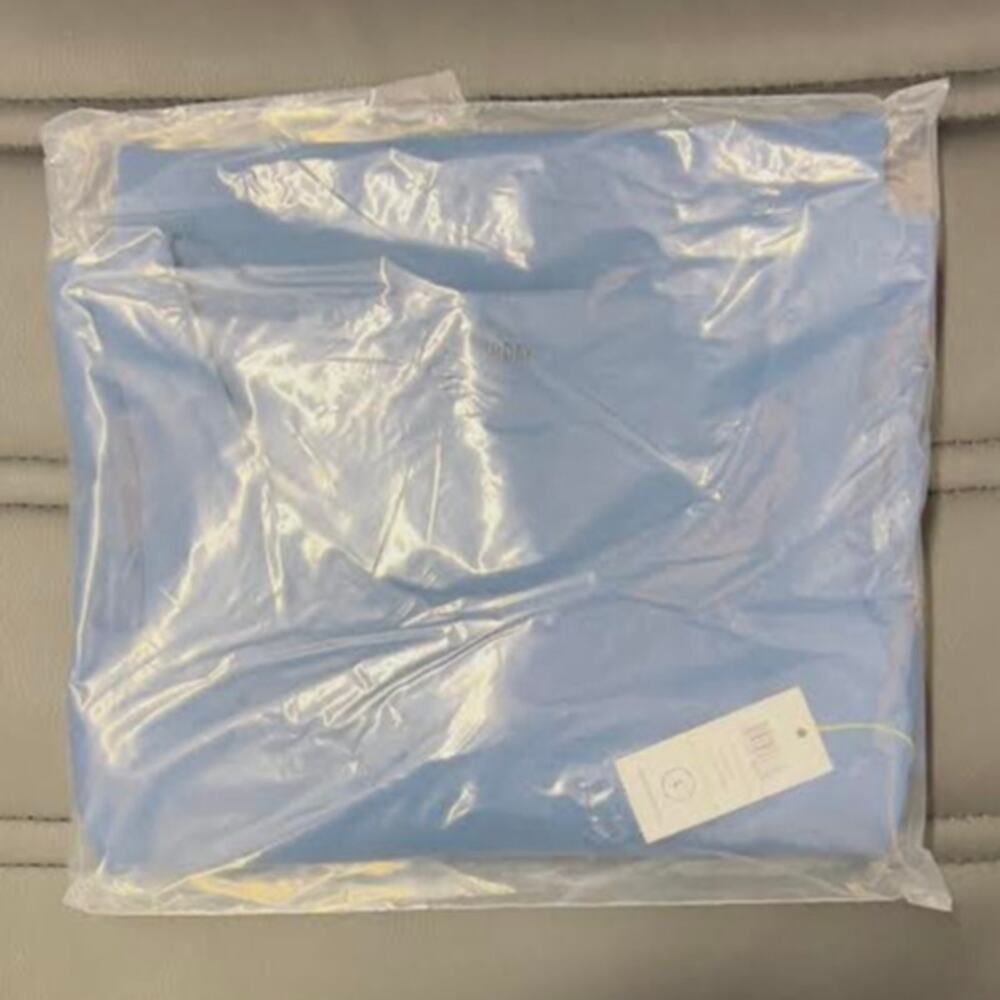 NWT! Kate Spade Saturday Sheer-Sleeve Top (L, Blue) - Picture 10 of 11